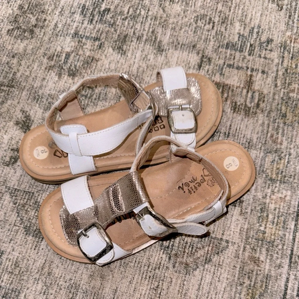 Petit Mai grill Summer Leather Sandals Size 8